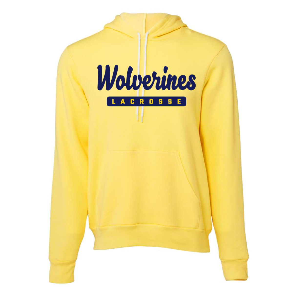 Women's Bellevue Lacrosse Bella + Canvas Sponge Fleece Hoodie