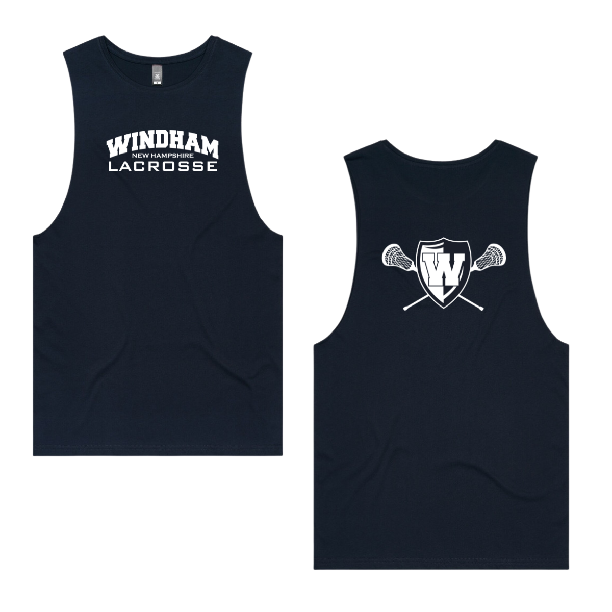 Adult Windham Lacrosse AS Colour Athlete Tank Top