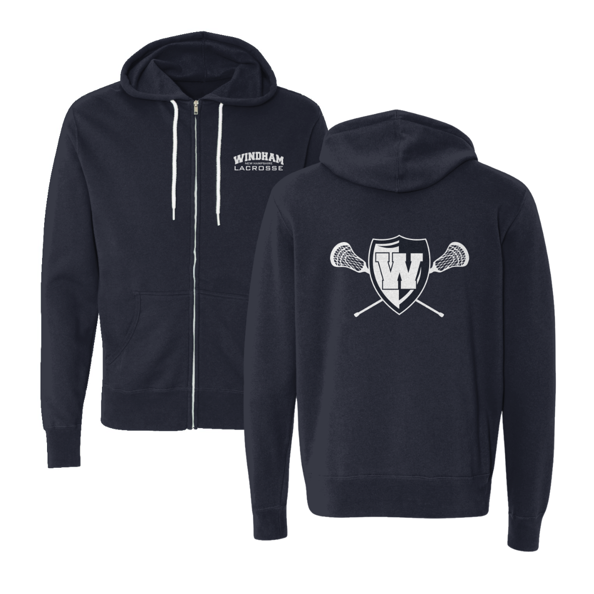 Adult Windham Lacrosse ITC Lightweight Full Zip Hoodie