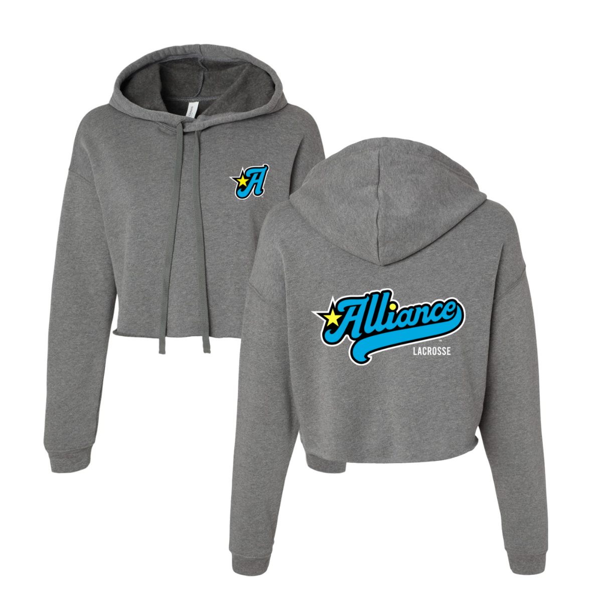 Women's Alliance Lacrosse Bella + Canvas Cropped Hoodie