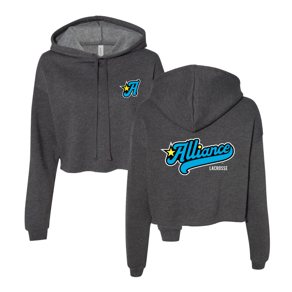 Women's Alliance Lacrosse Bella + Canvas Cropped Hoodie