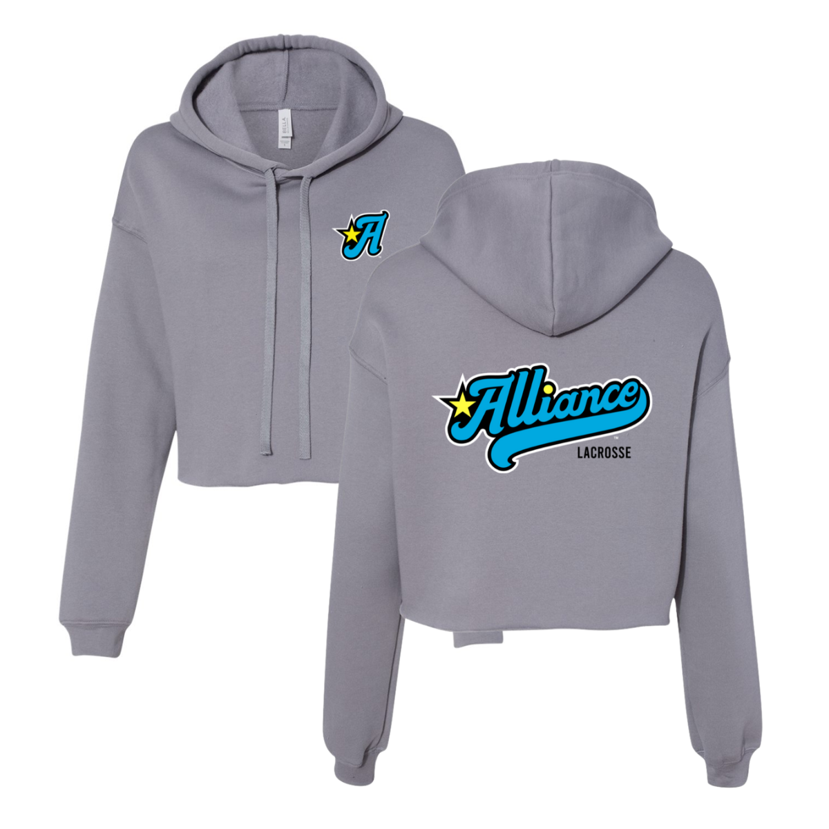 Women's Alliance Lacrosse Bella + Canvas Cropped Hoodie