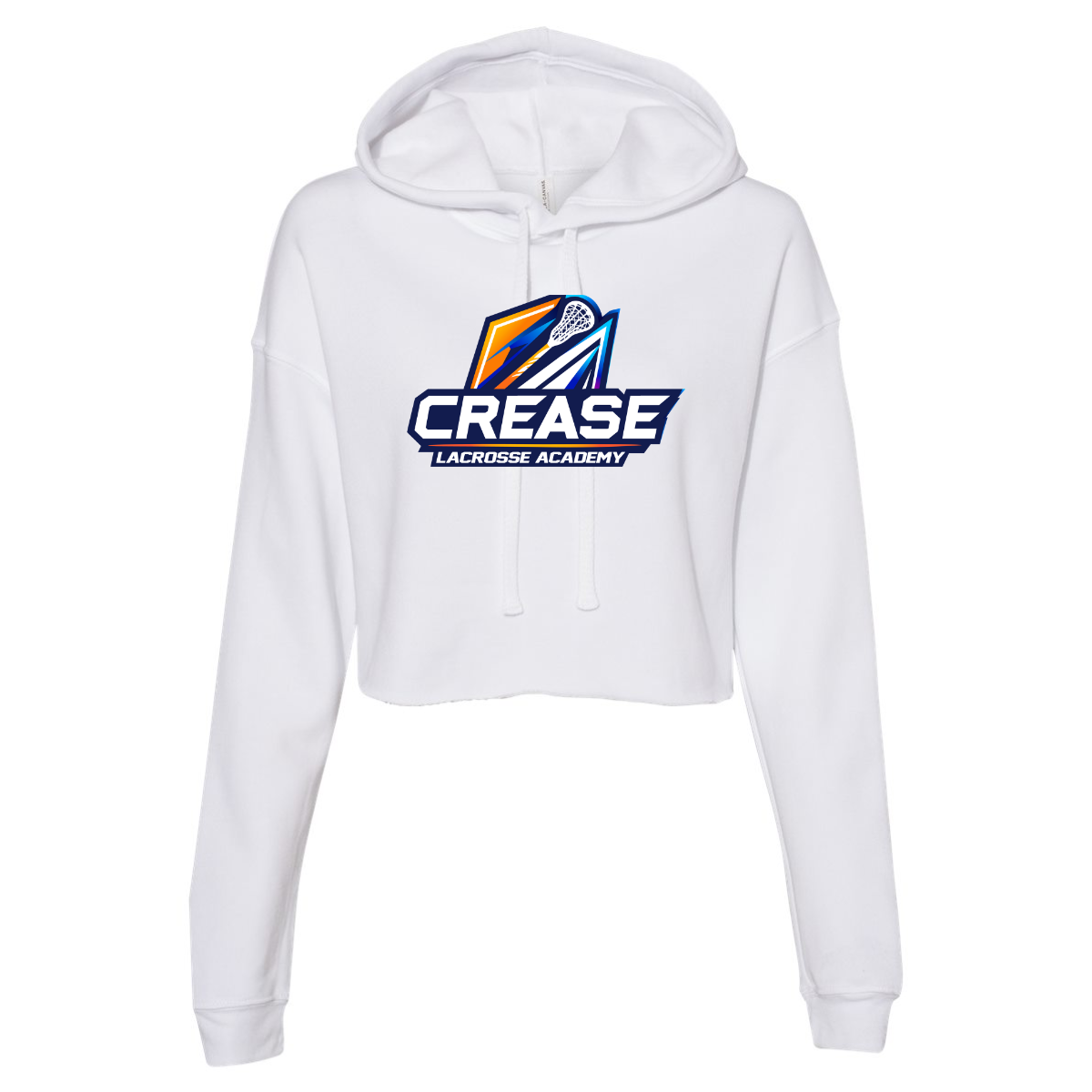 Women's Crease Lacrosse Bella + Canvas Cropped Hoodie