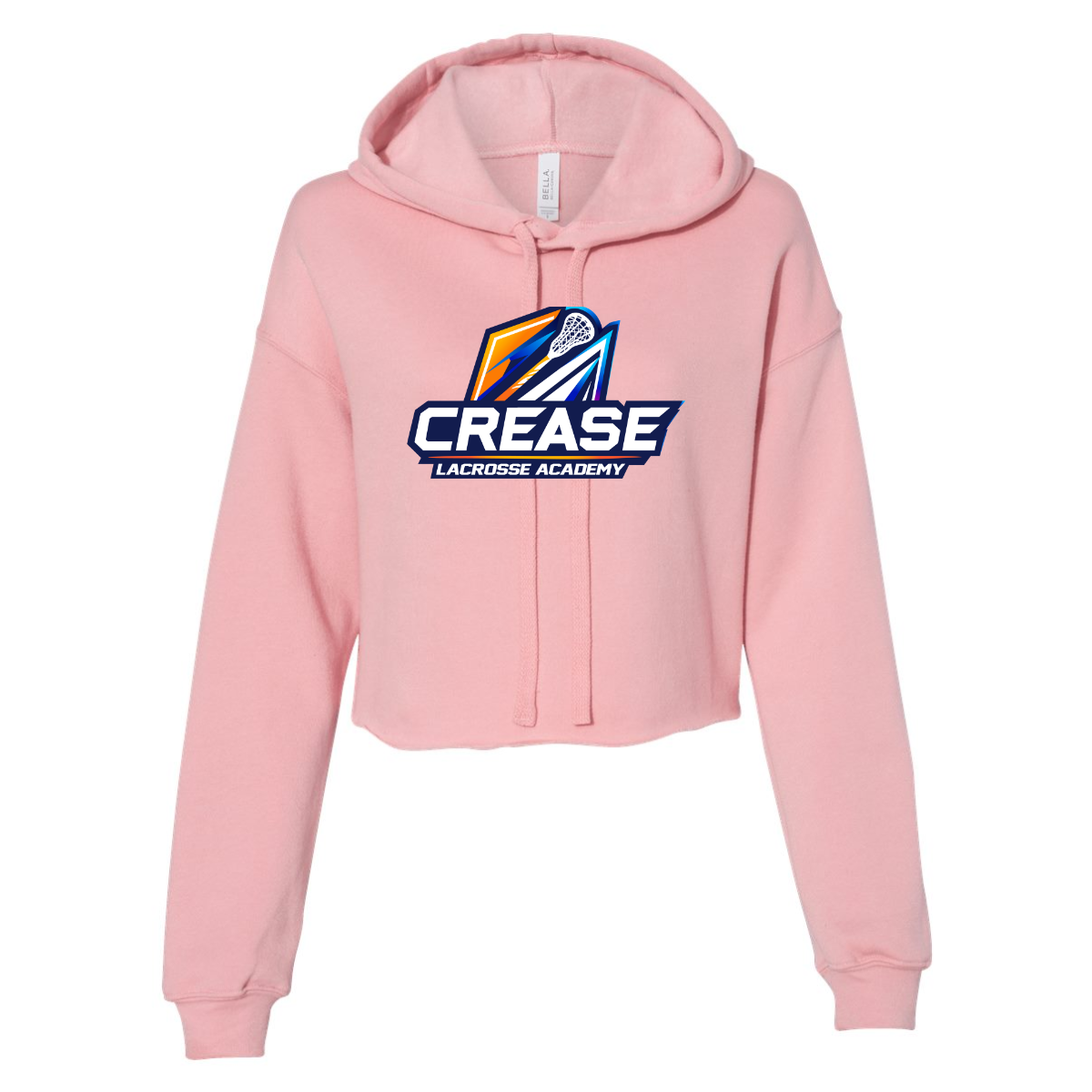 Women's Crease Lacrosse Bella + Canvas Cropped Hoodie