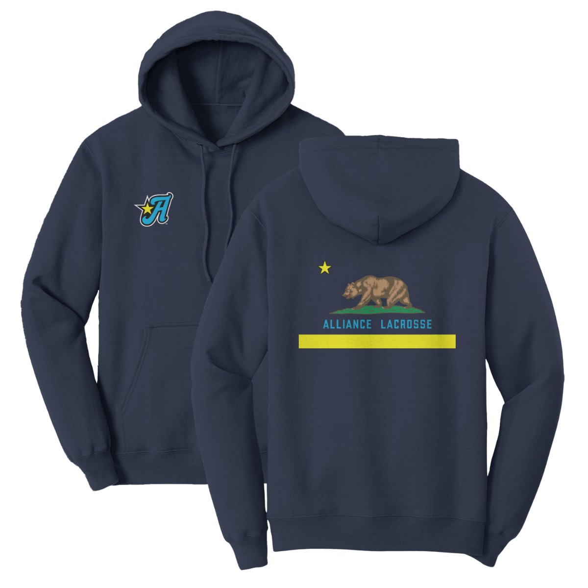 Adult Alliance Lacrosse Port & Company Fleece Hoodie