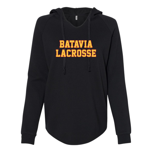 Women's Batavia Lacrosse Lightweight Wash Hooded Sweatshirt