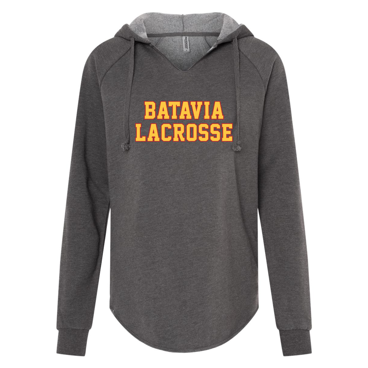 Women's Batavia Lacrosse Lightweight Wash Hooded Sweatshirt