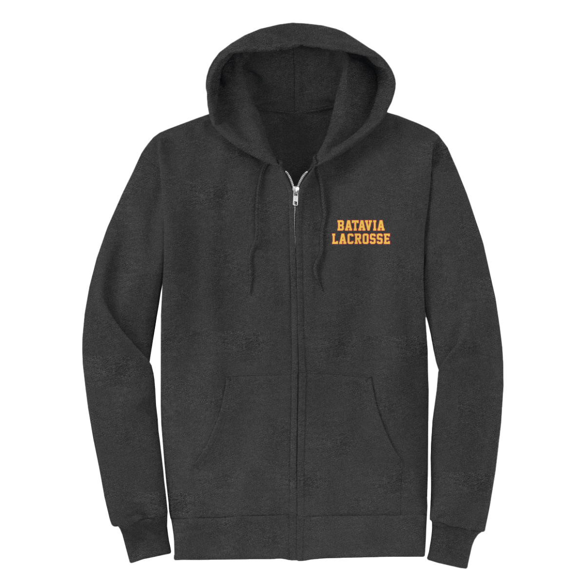 Adult Batavia Lacrosse Port & Company Full Zip Hoodie