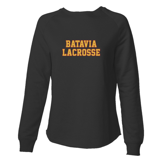 Women's Batavia Lacrosse ITC Wave Wash Crewneck Sweatshirt