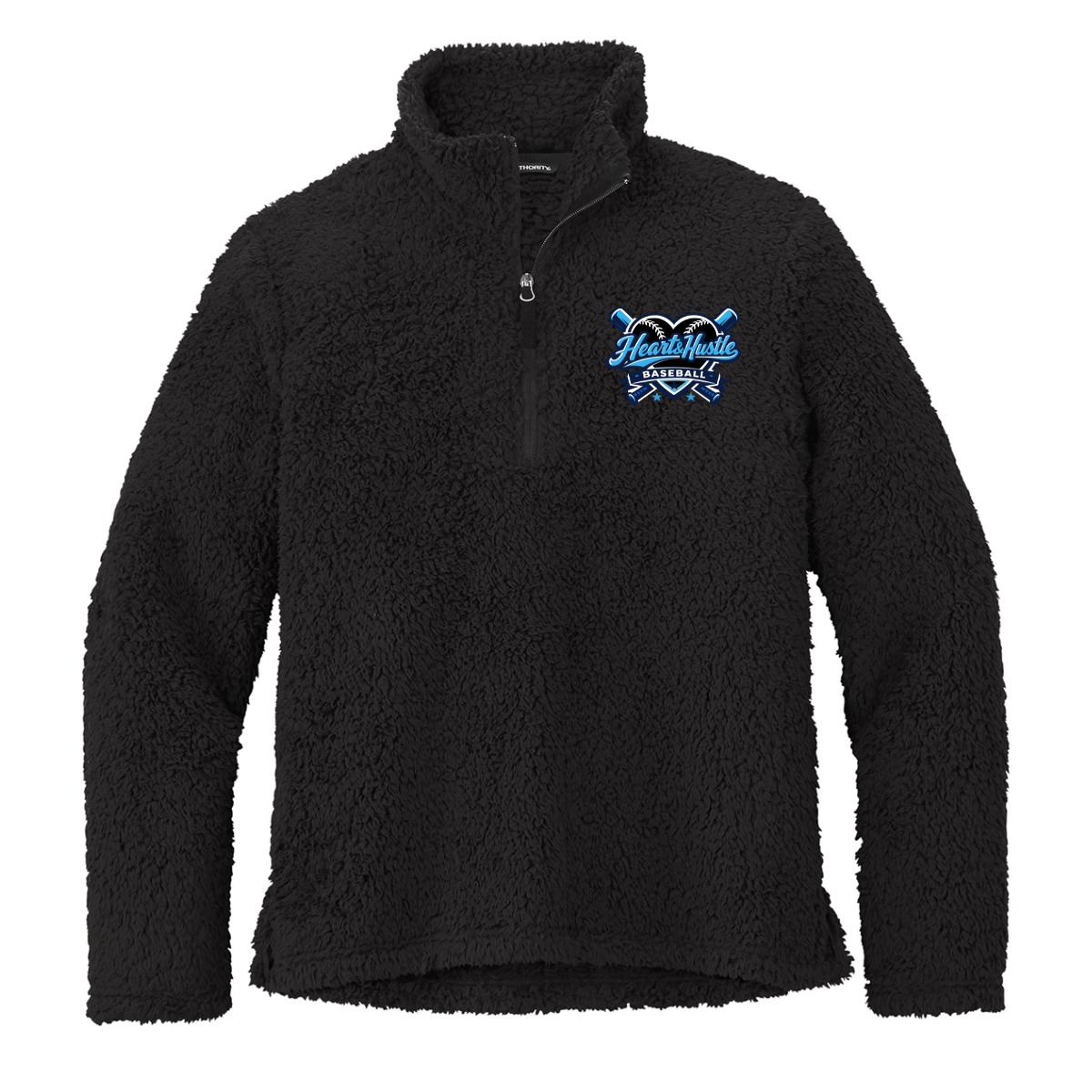 Adult Heart and Hustle Baseball Port Authority Sherpa 1/4 Zip Fleece