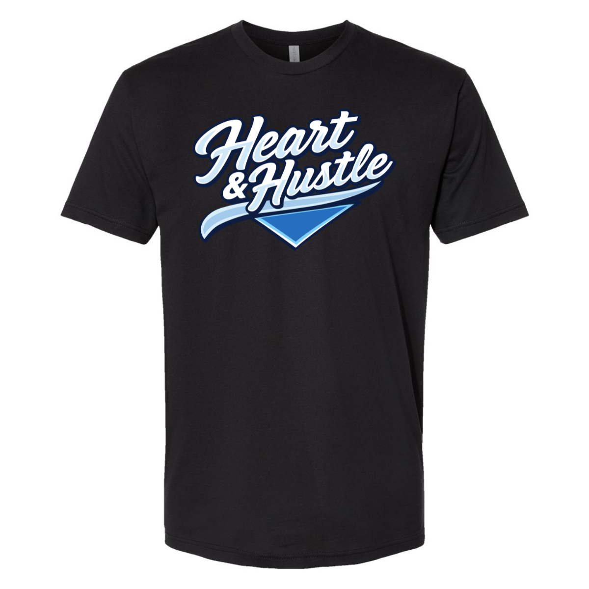 Adult Heart and Hustle Baseball Next Level Cotton T-Shirt