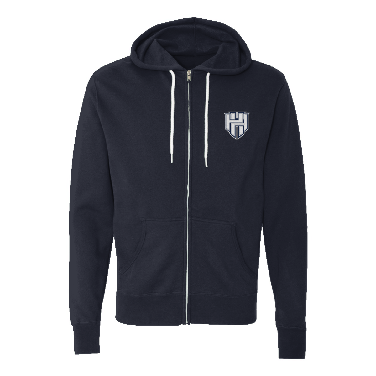 Adult Heart and Hustle Baseball ITC Lightweight Full Zip Hoodie