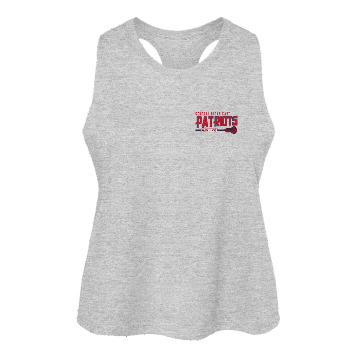Women's CBE Lacrosse Bella + Canvas Racerback Cropped Tank