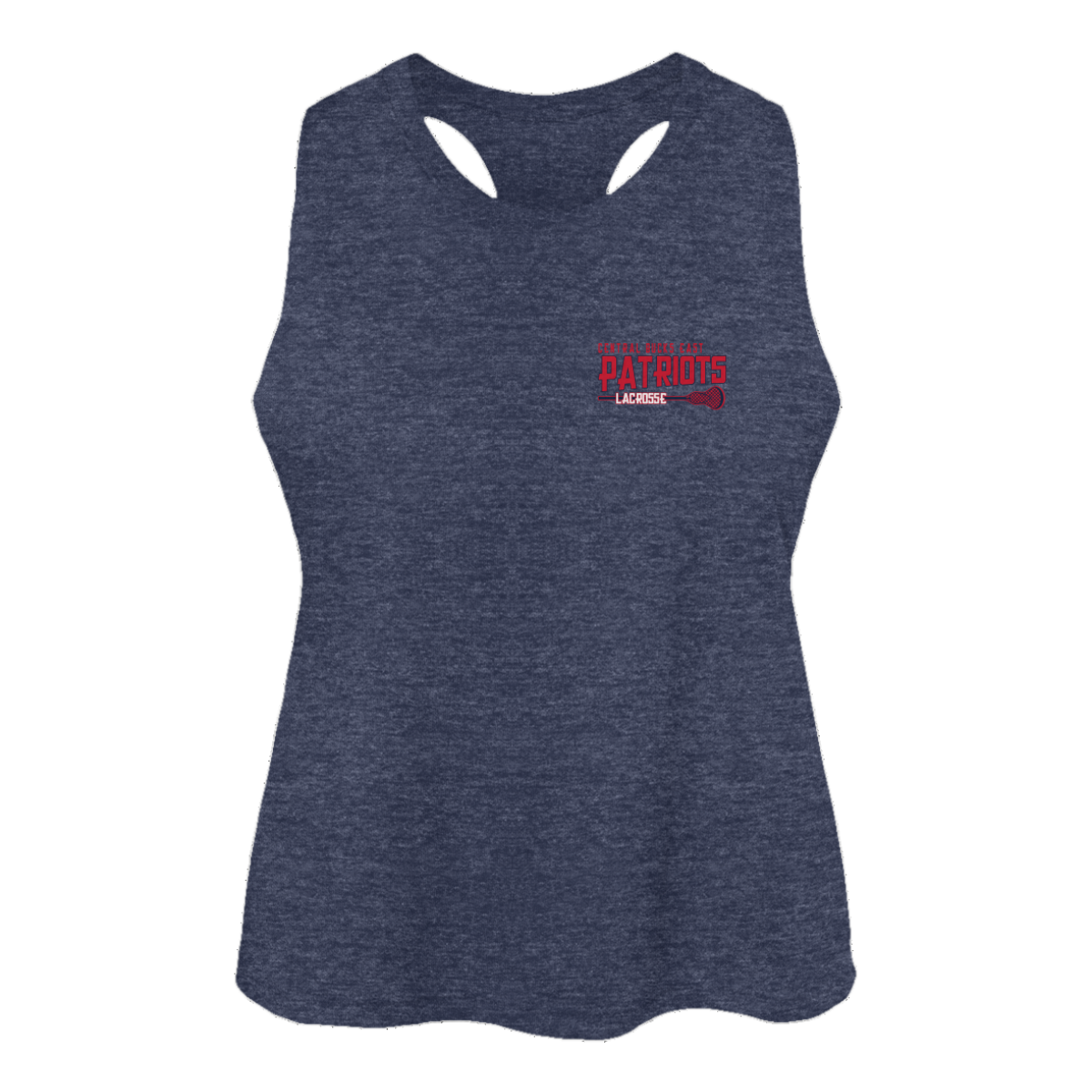Women's CBE Lacrosse Bella + Canvas Racerback Cropped Tank