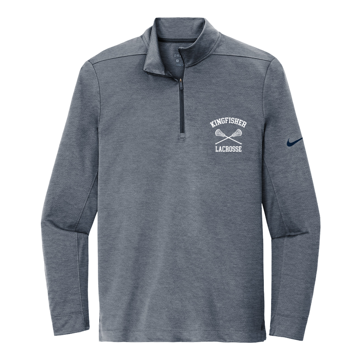 Adult Kingfisher Lacrosse Nike Dry 1/2 Zip Cover Up
