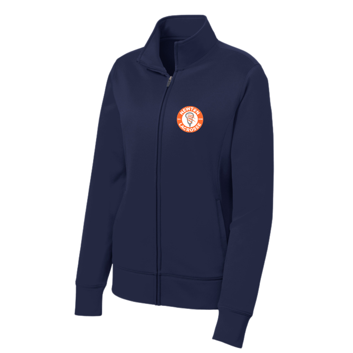 Women's Newton Lacrosse Sport-Tek Fleece Full-Zip Jacket