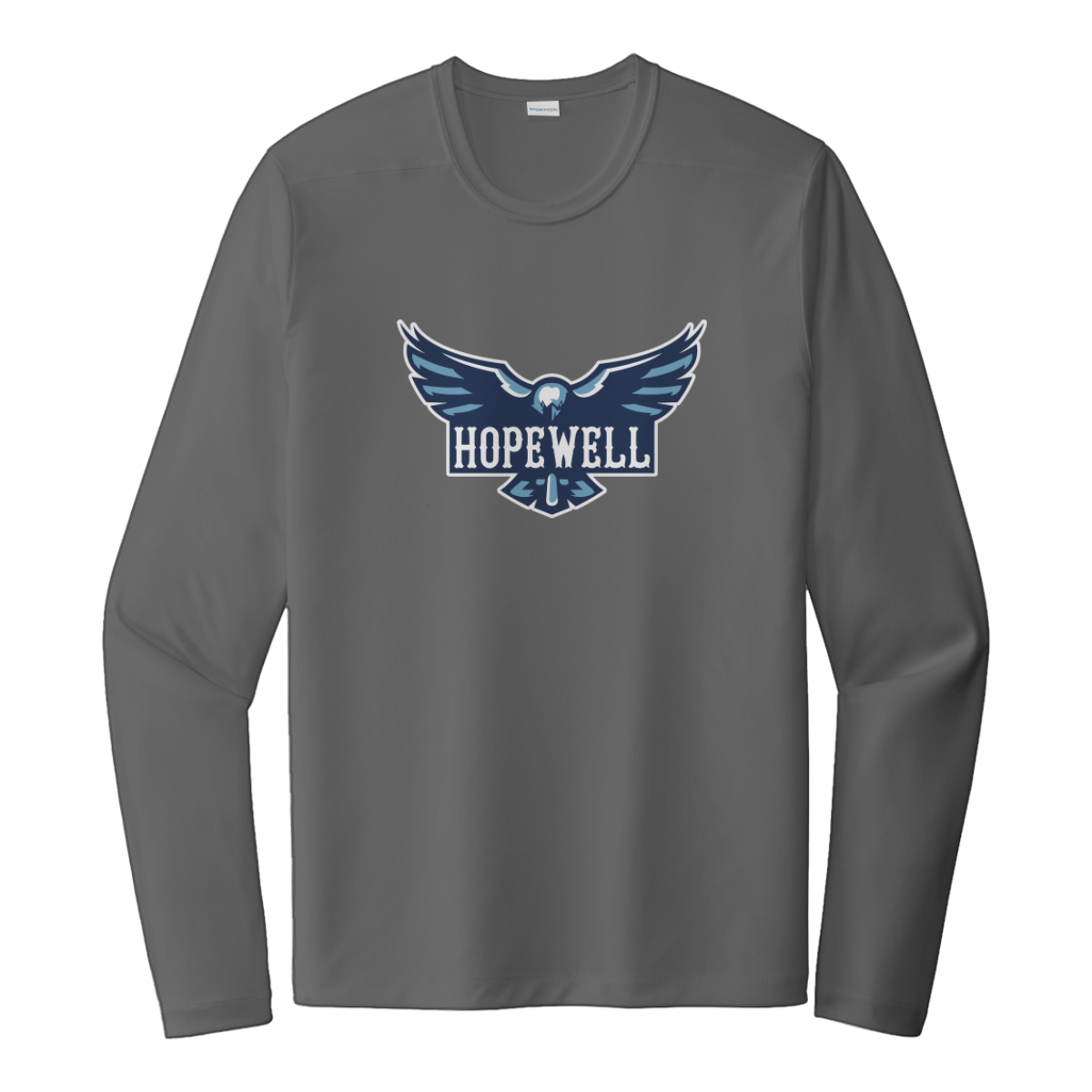 Adult Hopewell Hawks Sport-Tek Posi-UV Pro LS Tee