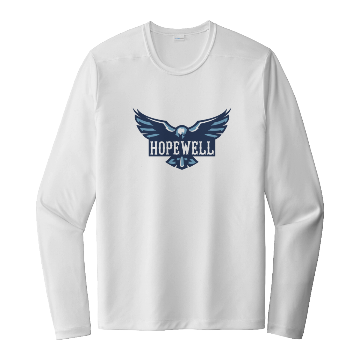 Adult Hopewell Hawks Sport-Tek Posi-UV Pro LS Tee