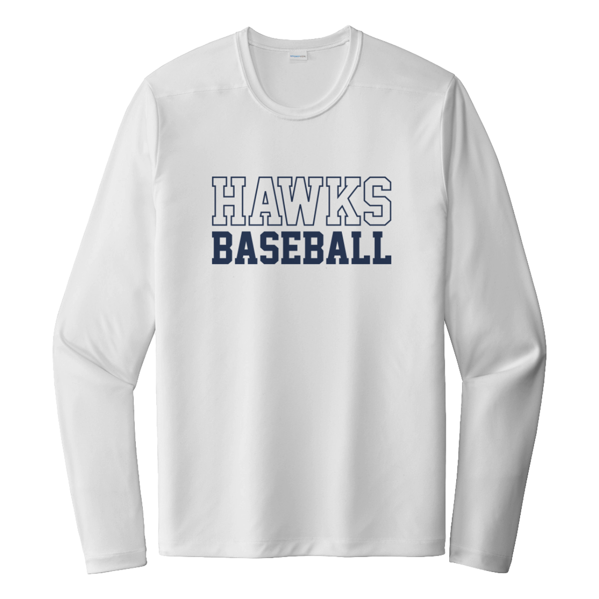 Adult Hopewell Hawks Sport-Tek Posi-UV Pro LS Tee
