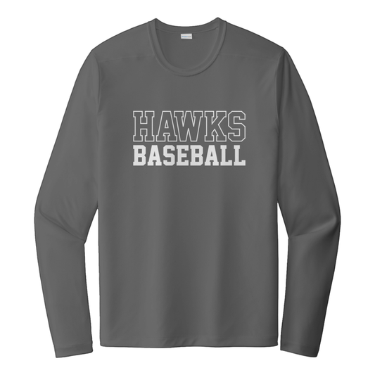 Adult Hopewell Hawks Sport-Tek Posi-UV Pro LS Tee