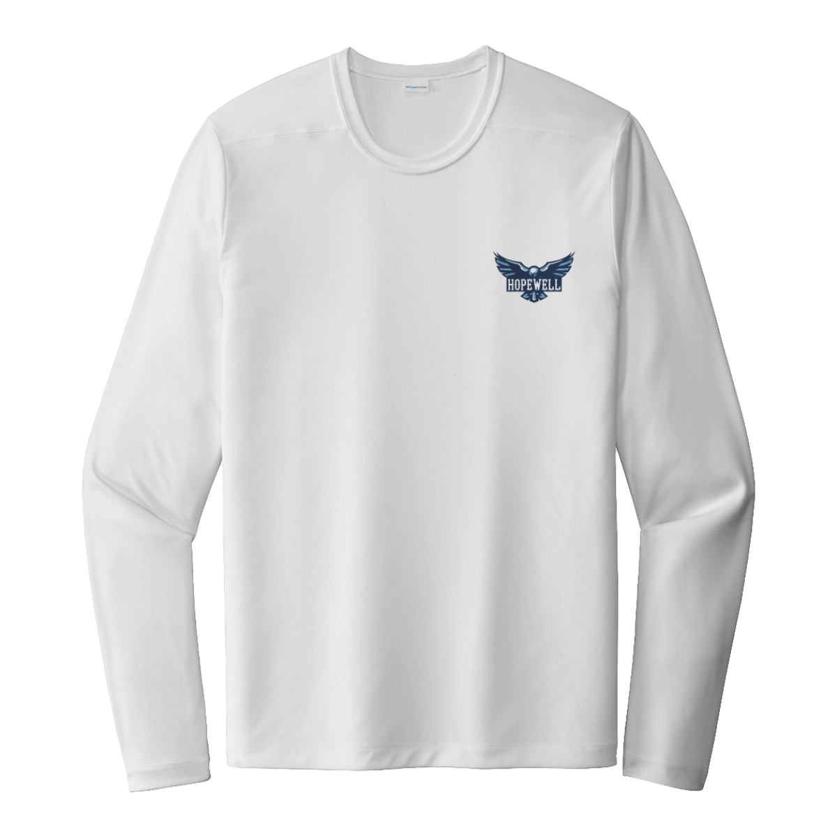 Adult Hopewell Hawks Sport-Tek Posi-UV Pro LS Tee