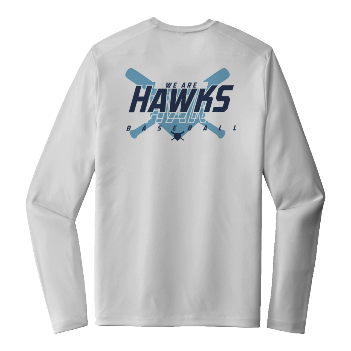Adult Hopewell Hawks Sport-Tek Posi-UV Pro LS Tee