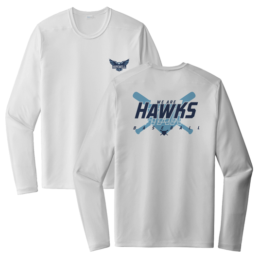 Adult Hopewell Hawks Sport-Tek Posi-UV Pro LS Tee