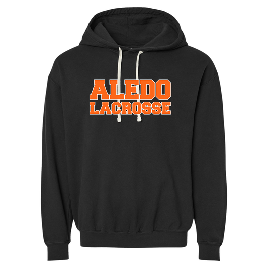 Adult Aledo Lacrosse Comfort Colors Lightweight Hoodie