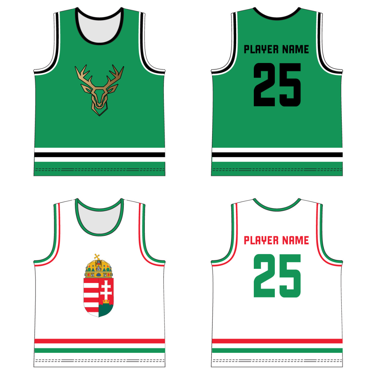 Hungarian Lacrosse Uniform Set