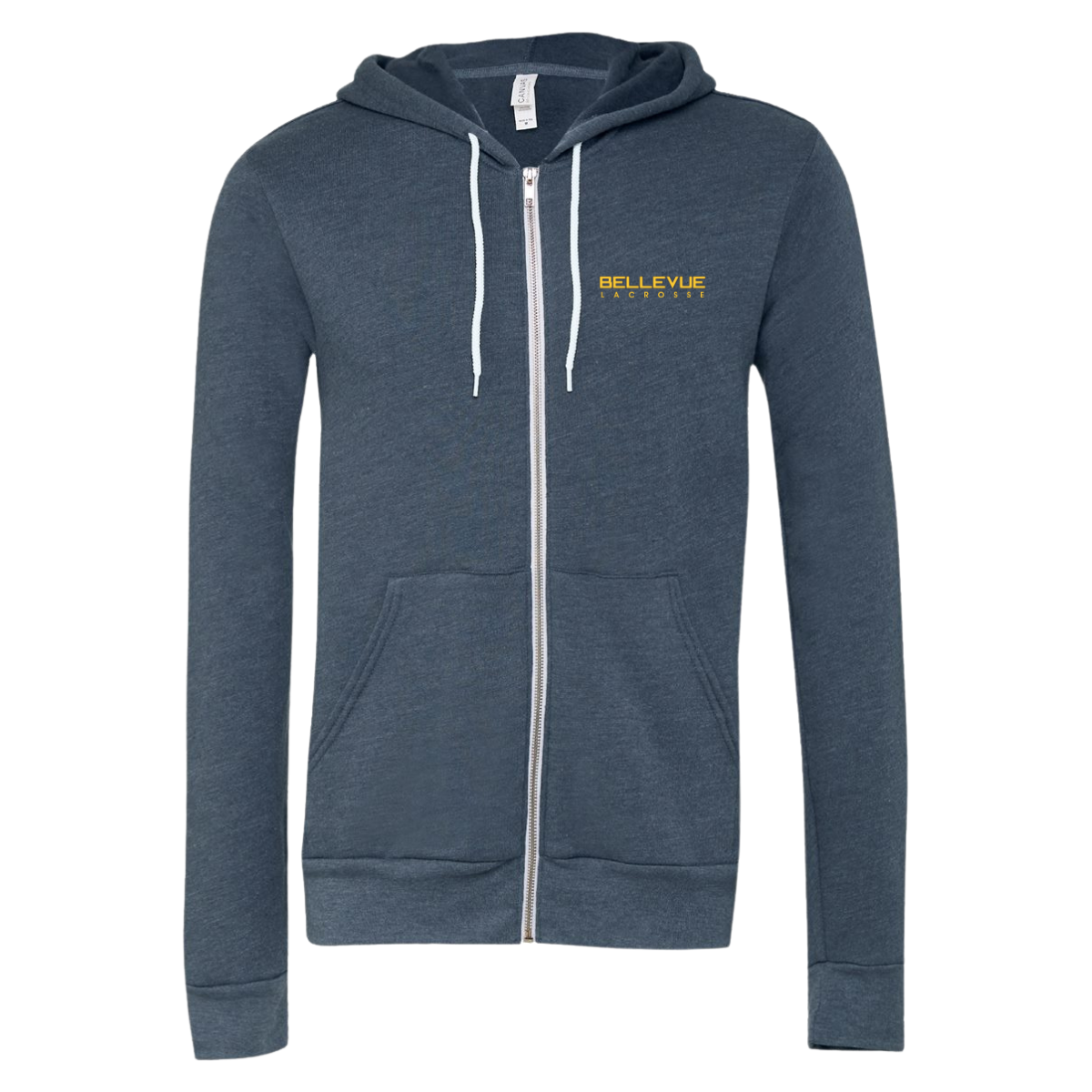 Adult Bellevue Lacrosse Zip Hoodie