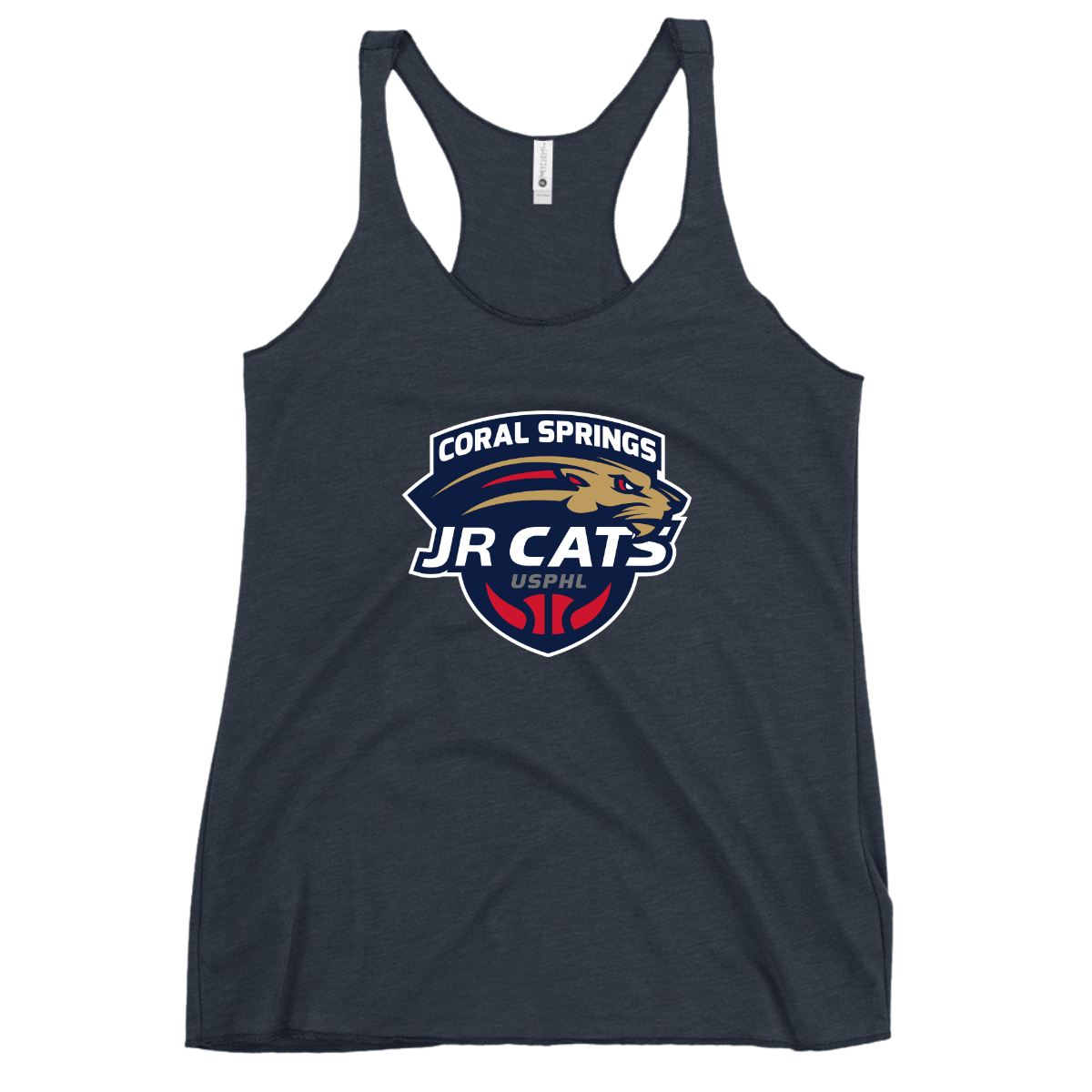 Women's Coral Springs Jr Cats Next Level Racerback Tank Top