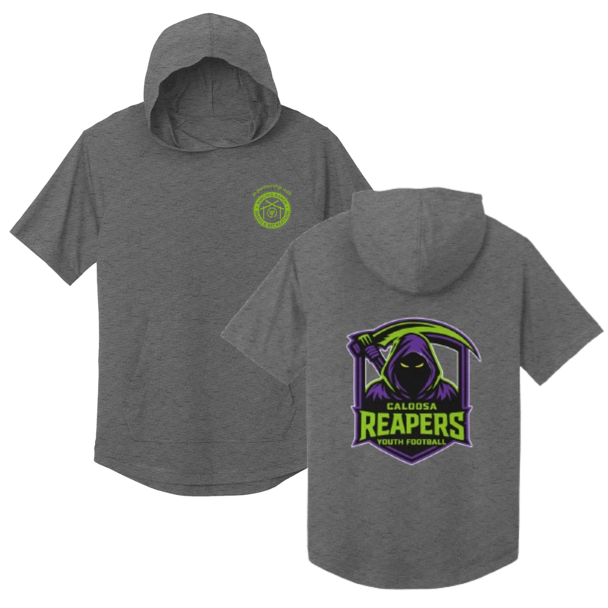 Adult Caloosa Reapers Sport-Tek Posi-Charge Tri-Blend Wicking SS Hoodie