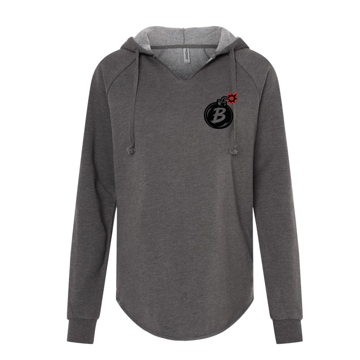 Women's Lowcountry Bombers ITC Lightweight Wash Hooded Sweatshirt