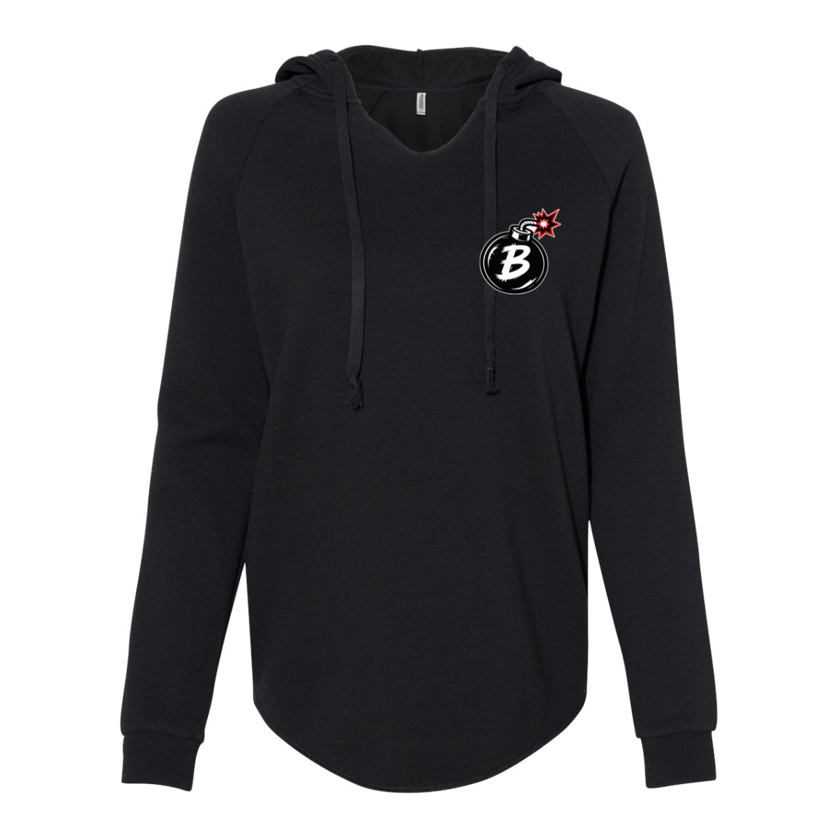 Women's Lowcountry Bombers ITC Lightweight Wash Hooded Sweatshirt