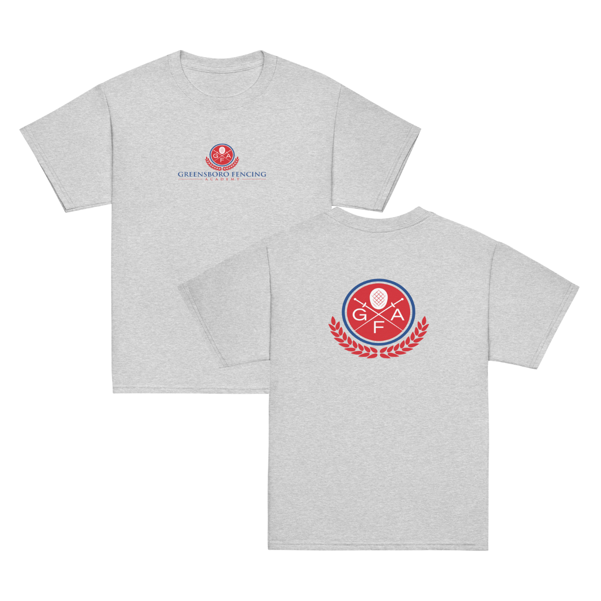 Youth Greensboro Fencing Academy Gildan Classic Tee