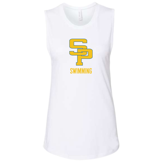 Women's St. Paul's Swimming Bella + Canvas Jersey Muscle Tank