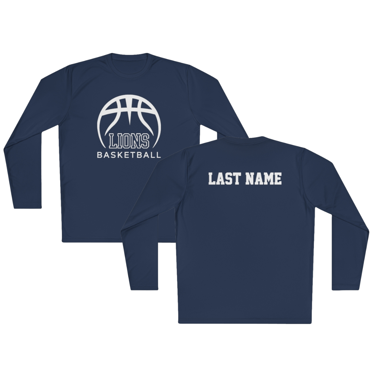 Personalizable - Youth STM Basketball Warm-Up Shirt Long Sleeve