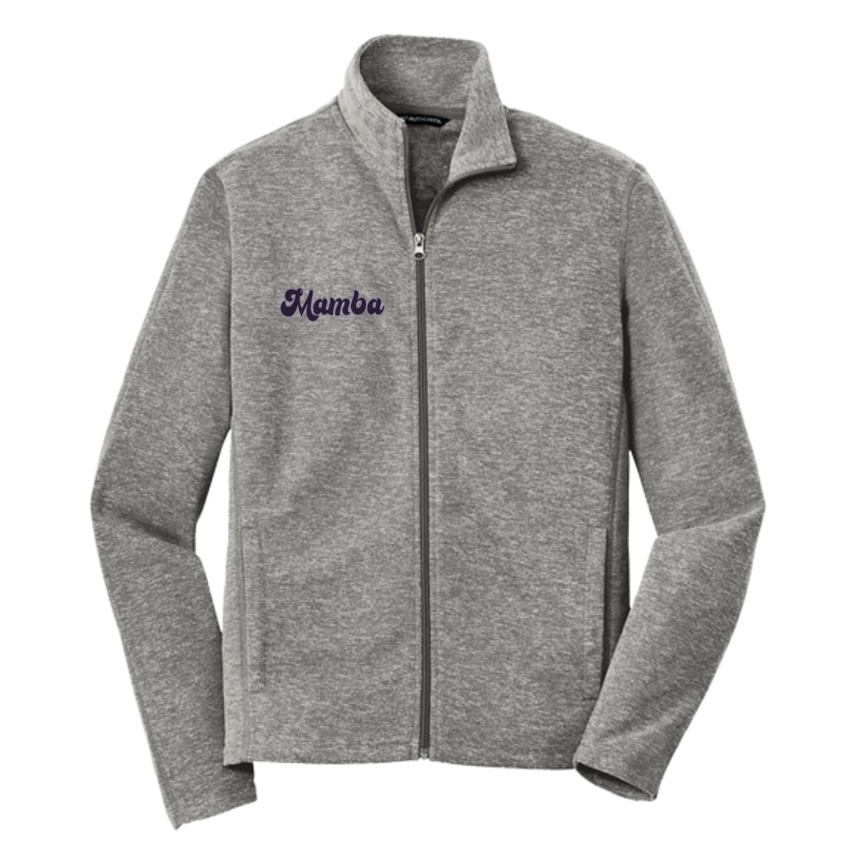 Adult Manhattan Mamba Port Authority Heather Microfleece Jacket