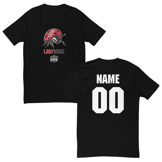 Personalizable - Adult Ladybugs Next Level Cotton T-Shirt