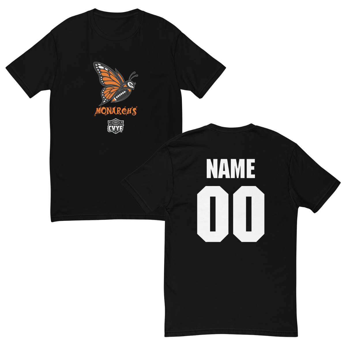 Personalizable - Adult Monarchs Next Level Cotton T-Shirt
