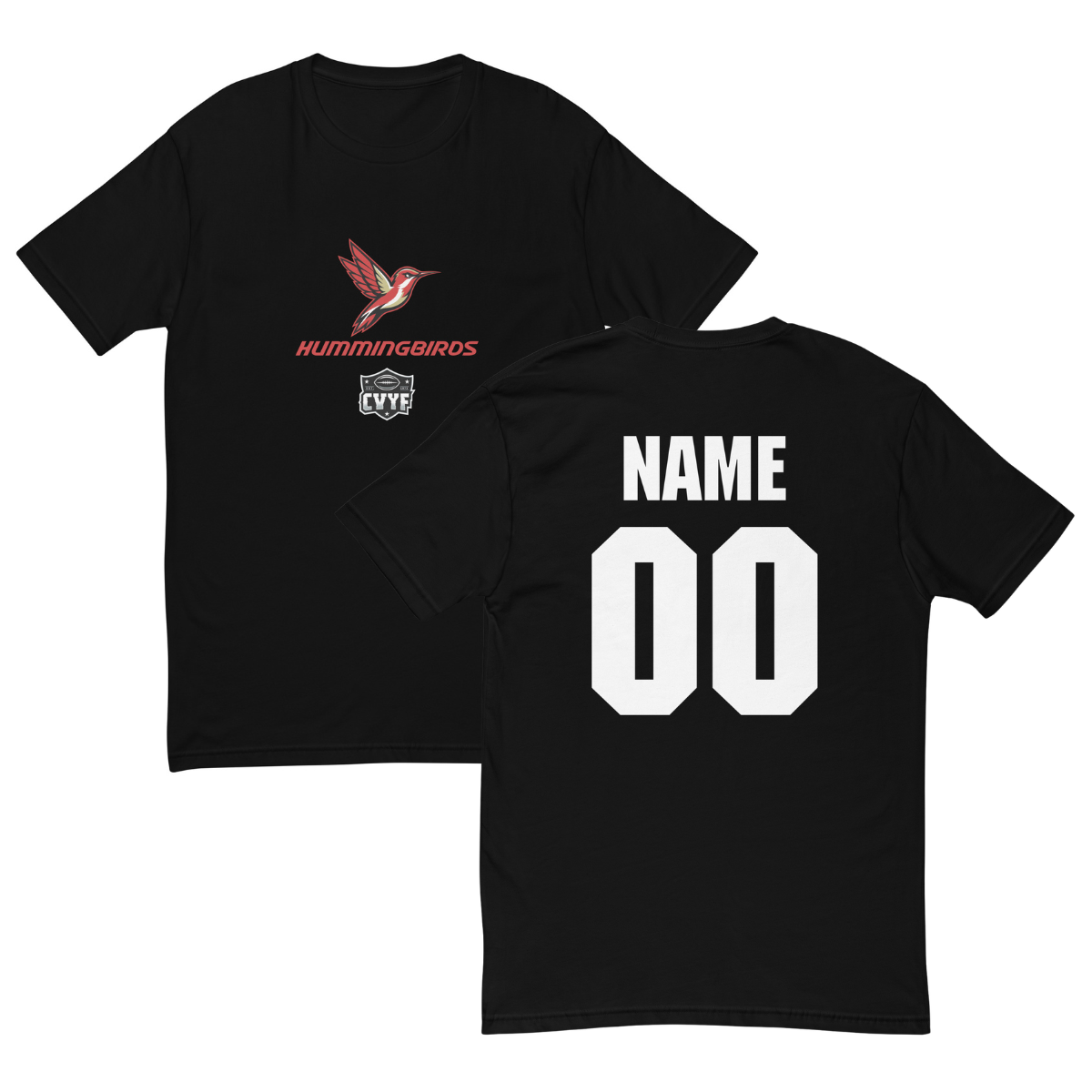 Personalizable - Adult Hummingbirds Next Level Cotton T-Shirt
