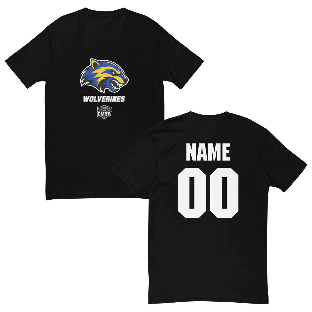 Personalizable - Adult Wolverines Next Level Cotton T-Shirt