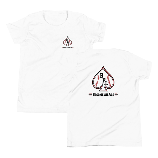 Youth Bradley Pitching Lab Center Bella + Canvas Short Sleeve T-Shirt