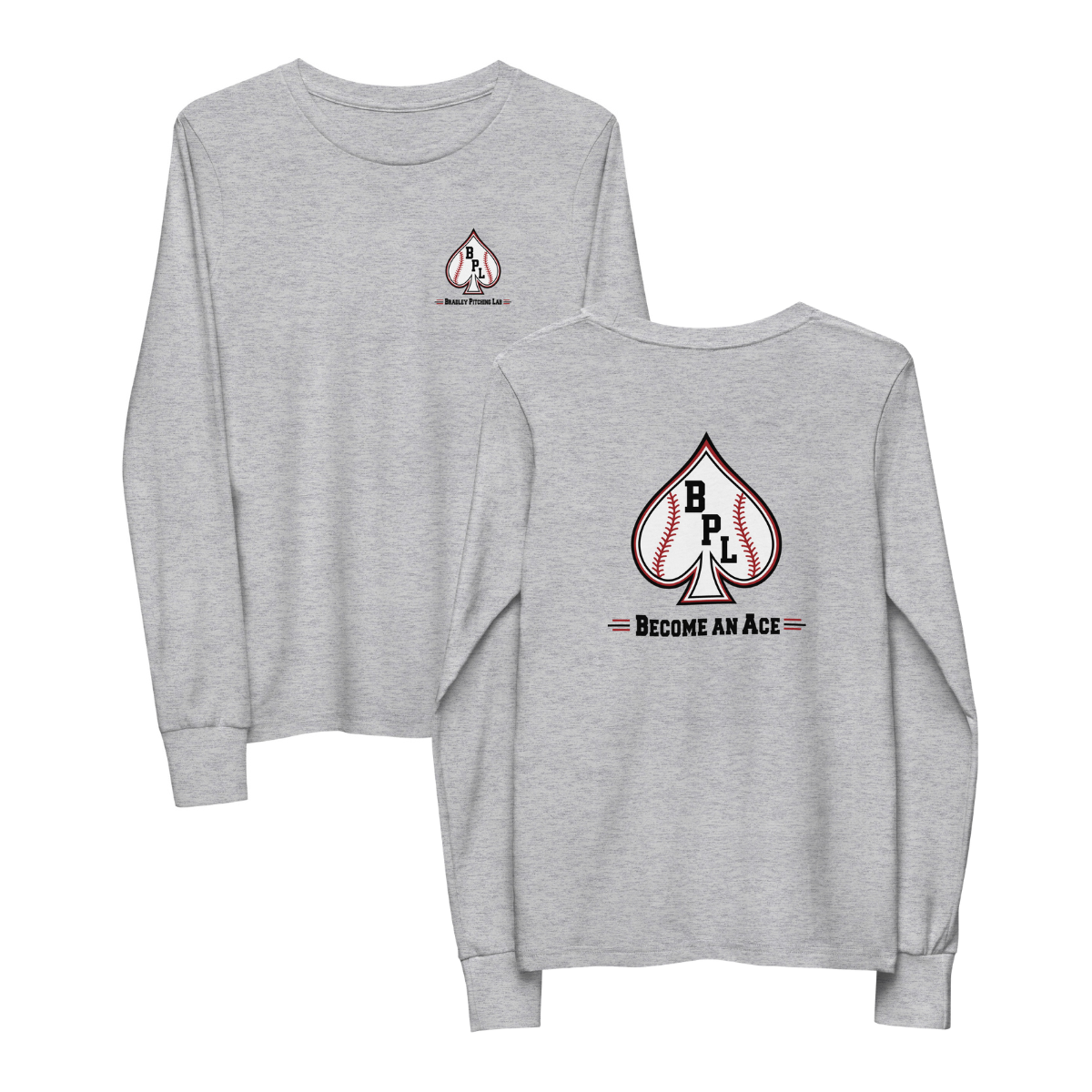 Youth Bradley Pitching Lab Bella + Canvas Long Sleeve Shirt