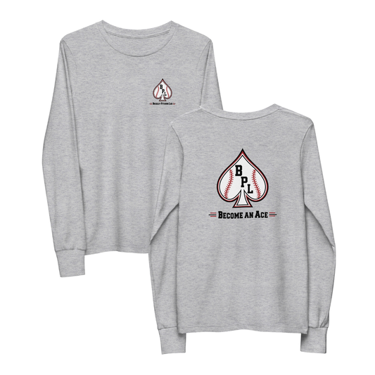 Youth Bradley Pitching Lab Bella + Canvas Long Sleeve Shirt