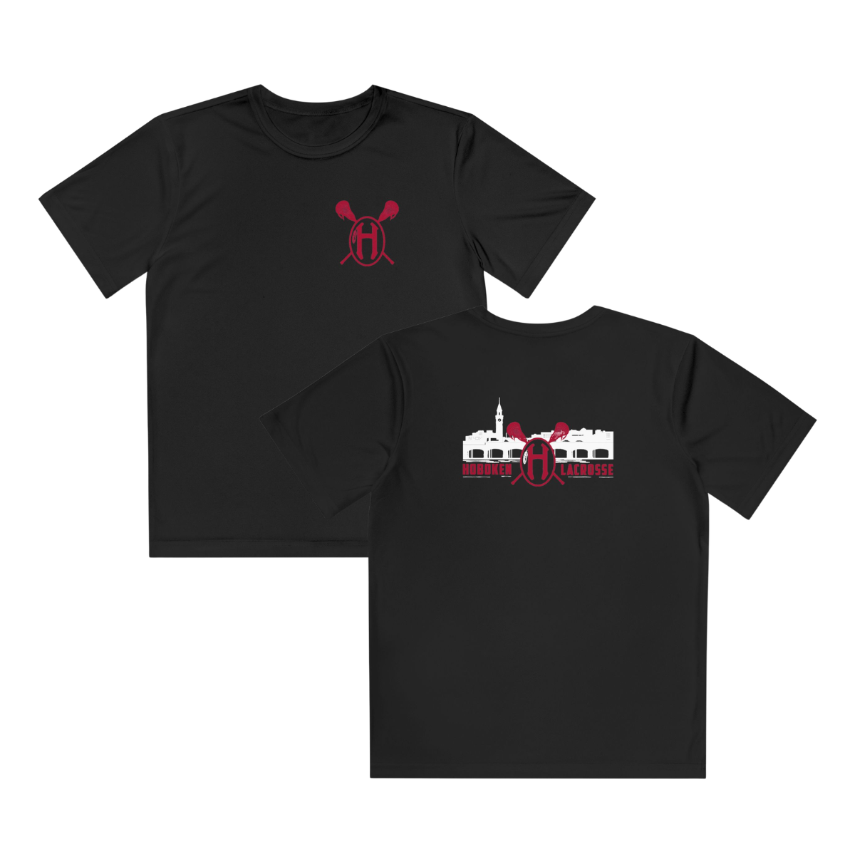 Youth Hoboken Lacrosse Sport-Tek Performance Tee