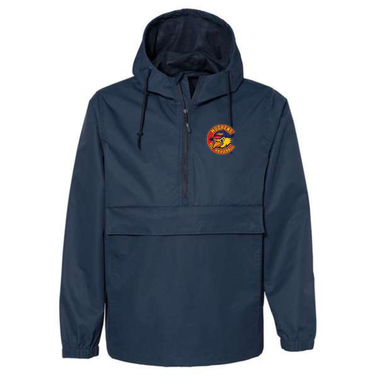 Adult Mudhens Baseball ITC Anorak Rain Jacket