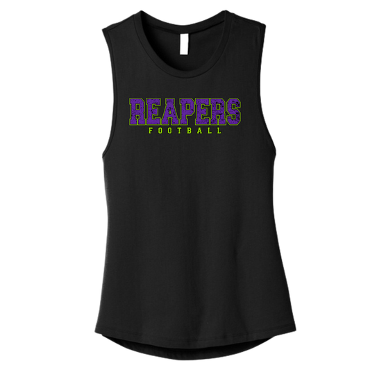 Women's Caloosa Reapers Football Bella + Canvas Jersey Muscle Tank