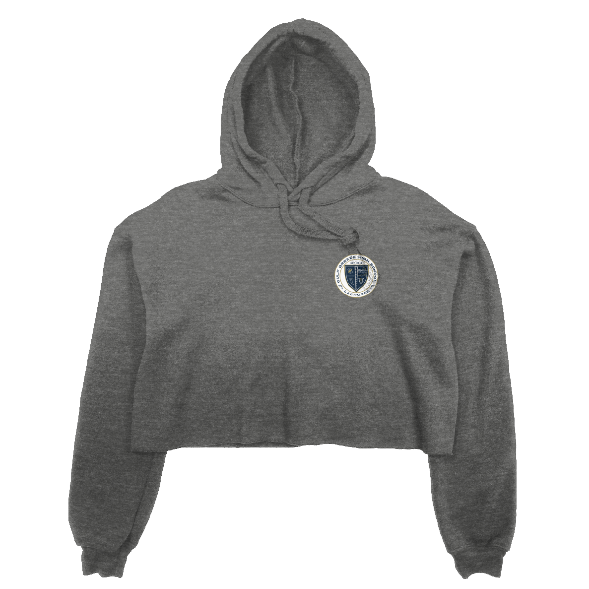 Women's GBHS Lacrosse Bella + Canvas Cropped Hoodie