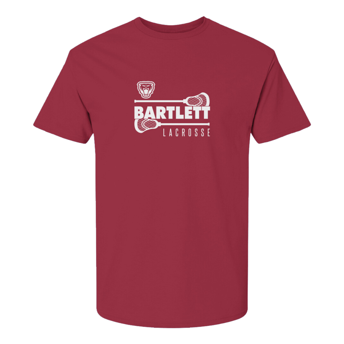 Adult Bartlett HS Lacrosse Fruit of the Loom HD Cotton T-Shirt